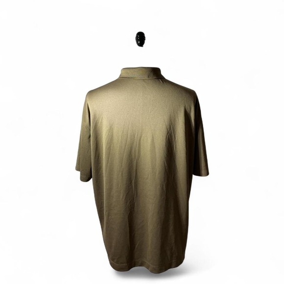 Nike Golf XL Dri-FIT Polo Shirt Mens Brown Baker‎ Hughes Short Sleeve Athletic - Picture 2 of 5